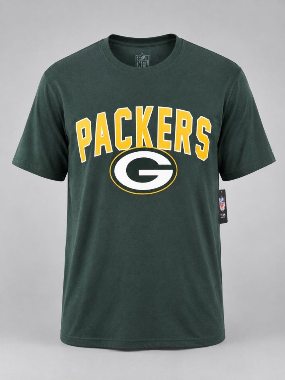 Green Bay Packers Mens Medium T-Shirt Green Gold Football Graphic Tee - NWT
